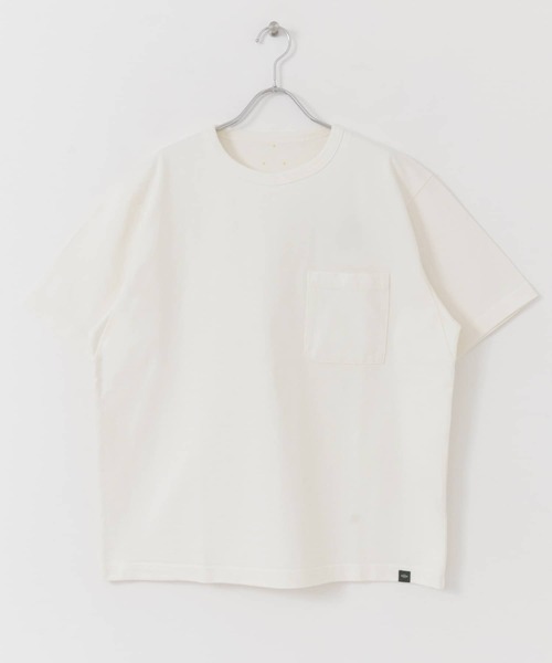 WORK NOT WORK URBAN RESEARCH(ワークノットワークアーバンリサーチ)の「WORK NOT WORK Super Heavy T-shirts(Tシャツ/カットソー・メンズ・ブラック/オフホワイト/ライトピンク/オリーブ・LARGE/X-LARGE/MEDIUM/SMALL)」の2枚目の写真