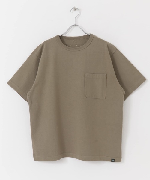 WORK NOT WORK URBAN RESEARCH(ワークノットワークアーバンリサーチ)の「WORK NOT WORK Super Heavy T-shirts(Tシャツ/カットソー・メンズ・ブラック/オフホワイト/ライトピンク/オリーブ・LARGE/X-LARGE/MEDIUM/SMALL)」の4枚目の写真