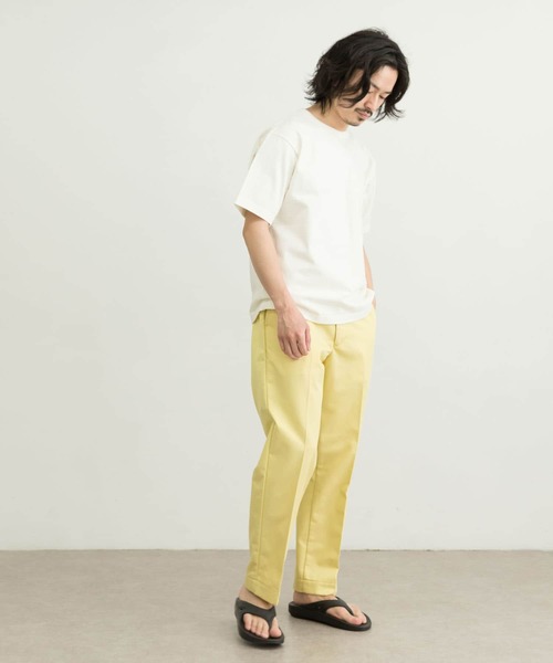 WORK NOT WORK URBAN RESEARCH(ワークノットワークアーバンリサーチ)の「WORK NOT WORK Super Heavy T-shirts(Tシャツ/カットソー・メンズ・ブラック/オフホワイト/ライトピンク/オリーブ・LARGE/X-LARGE/MEDIUM/SMALL)」の9枚目の写真