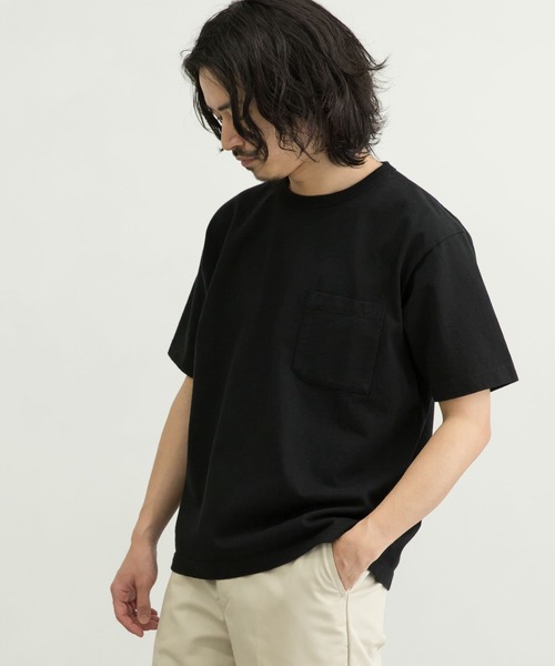 WORK NOT WORK URBAN RESEARCH(ワークノットワークアーバンリサーチ)の「WORK NOT WORK Super Heavy T-shirts(Tシャツ/カットソー・メンズ・ブラック/オフホワイト/ライトピンク/オリーブ・LARGE/X-LARGE/MEDIUM/SMALL)」の17枚目の写真