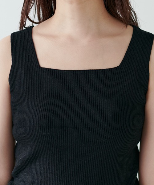 natural couture(ナチュラルクチュール)の「WEB限定/ほんのりシアーカーディガン+タンクセット(カーディガン/ボレロ・レディース・アイボリー/ブラック/グリーン/サックスブルー/ピンク・FREE)」の21枚目の写真