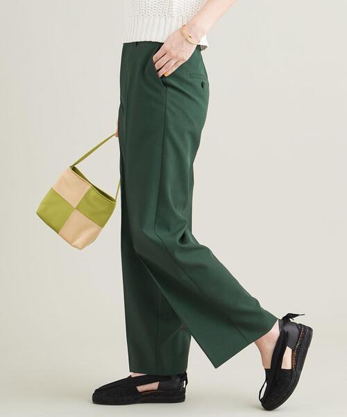 BEAUTY&YOUTH UNITED ARROWS(ビューティーアンドユースユナイテッドアローズ)の「ポリエステル バックゴムストレートパンツ -ウォッシャブル-(その他パンツ・レディース・ブラック/ケリー/ナチュラル・M/S/L)」の21枚目の写真