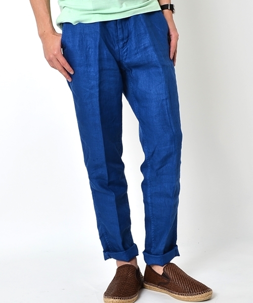 SHIPS(シップス)の「SC: SHIPS(シップス) リネン イージーパンツ■(その他パンツ・メンズ・ネイビー/ブルー/ベージュ/ピンクゴールド/オリーブ/ホワイト・LARGE/X-LARGE/MEDIUM/SMALL)」の6枚目の写真