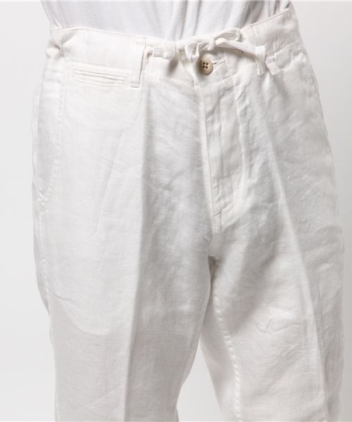 SHIPS(シップス)の「SC: SHIPS(シップス) リネン イージーパンツ■(その他パンツ・メンズ・ネイビー/ブルー/ベージュ/ピンクゴールド/オリーブ/ホワイト・LARGE/X-LARGE/MEDIUM/SMALL)」の10枚目の写真