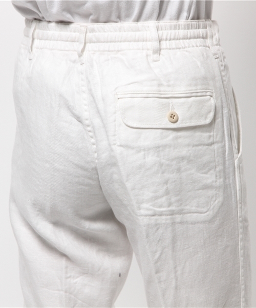 SHIPS(シップス)の「SC: SHIPS(シップス) リネン イージーパンツ■(その他パンツ・メンズ・ネイビー/ブルー/ベージュ/ピンクゴールド/オリーブ/ホワイト・LARGE/X-LARGE/MEDIUM/SMALL)」の11枚目の写真