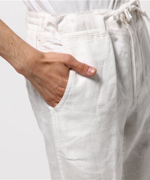 SHIPS(シップス)の「SC: SHIPS(シップス) リネン イージーパンツ■(その他パンツ・メンズ・ネイビー/ブルー/ベージュ/ピンクゴールド/オリーブ/ホワイト・LARGE/X-LARGE/MEDIUM/SMALL)」の12枚目の写真