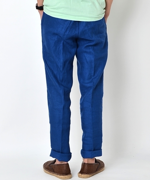 SHIPS(シップス)の「SC: SHIPS(シップス) リネン イージーパンツ■(その他パンツ・メンズ・ネイビー/ブルー/ベージュ/ピンクゴールド/オリーブ/ホワイト・LARGE/X-LARGE/MEDIUM/SMALL)」の9枚目の写真