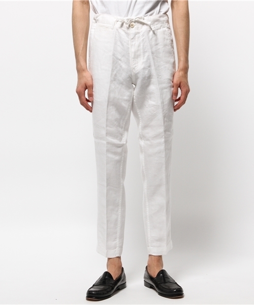 SHIPS(シップス)の「SC: SHIPS(シップス) リネン イージーパンツ■(その他パンツ・メンズ・ネイビー/ブルー/ベージュ/ピンクゴールド/オリーブ/ホワイト・LARGE/X-LARGE/MEDIUM/SMALL)」の7枚目の写真