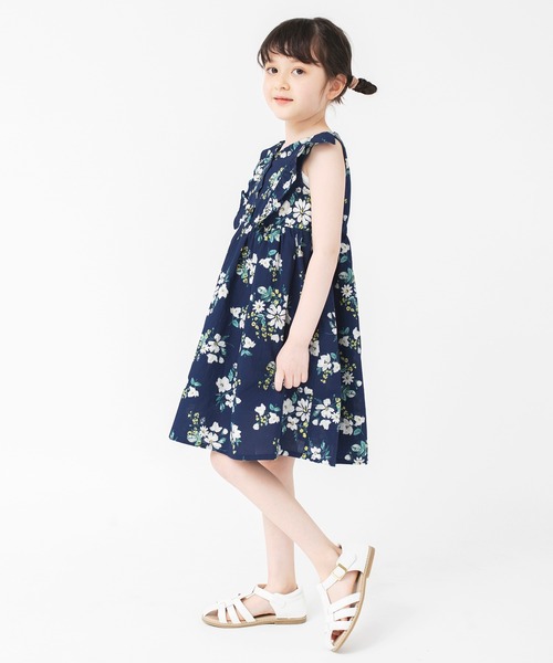 BRANSHES（ブランシェス）の「花柄ワンピース（ワンピース
