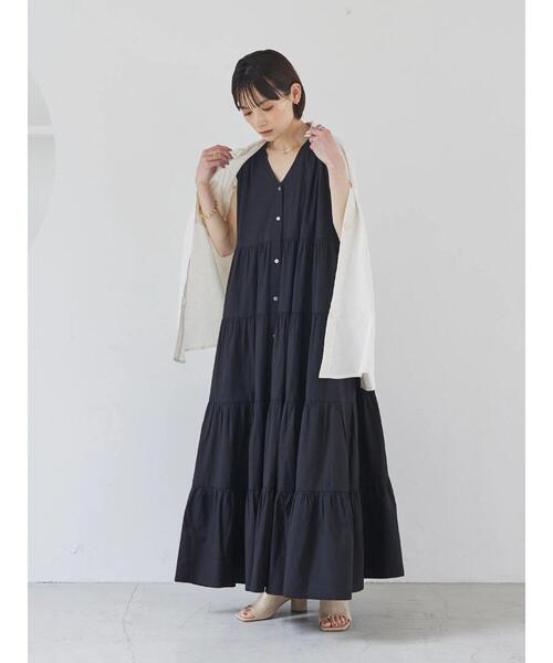 rem closet（レムクローゼット）の「コットンティアードワンピース（ワンピース・レディース・ブラック/その他20・FREE）」の7枚目の写真