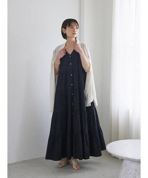 rem closet（レムクローゼット）の「コットンティアードワンピース（ワンピース・レディース・ブラック/その他20・FREE）」の22枚目の写真