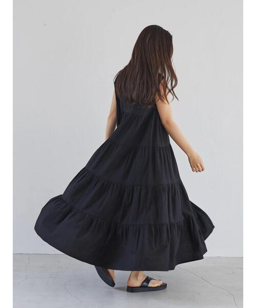 rem closet（レムクローゼット）の「コットンティアードワンピース（ワンピース・レディース・ブラック/その他20・FREE）」の19枚目の写真
