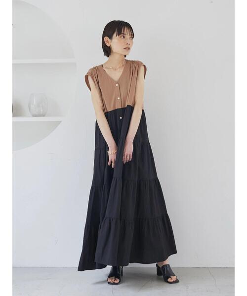 rem closet（レムクローゼット）の「コットンティアードワンピース（ワンピース・レディース・ブラック/その他20・FREE）」の15枚目の写真