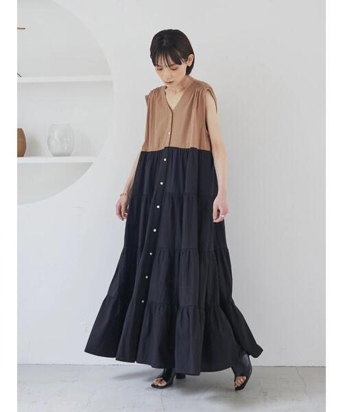 rem closet（レムクローゼット）の「コットンティアードワンピース（ワンピース・レディース・ブラック/その他20・FREE）」の12枚目の写真