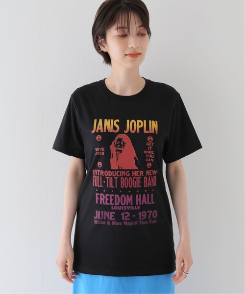 JOINT WORKS(ジョイントワークス)の「【BLUESCENTRIC/ブルースセントリック】JANIS JOPLIN FULL TILT POST(Tシャツ/カットソー・レディース・ホワイト/ブラック/ブラウン/サックスブルー・SMALL)」の22枚目の写真