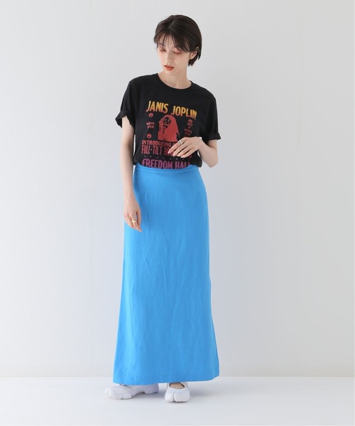 JOINT WORKS(ジョイントワークス)の「【BLUESCENTRIC/ブルースセントリック】JANIS JOPLIN FULL TILT POST(Tシャツ/カットソー・レディース・ホワイト/ブラック/ブラウン/サックスブルー・SMALL)」の5枚目の写真