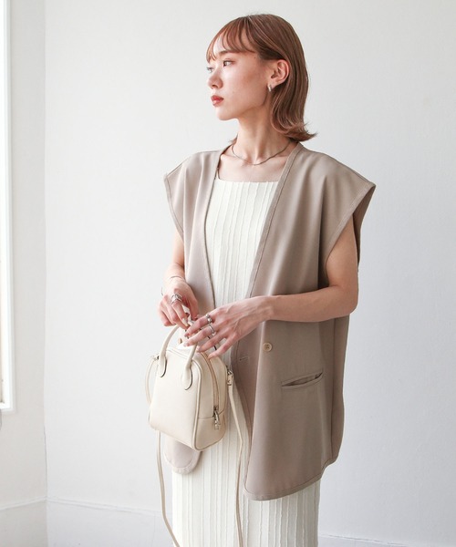 Chillfar(チルファー)の「2wayミニショルダーバッグ(ショルダーバッグ・レディース・ブラック/シルバー/イエロー/グリーン/アイボリー・FREE)」の8枚目の写真