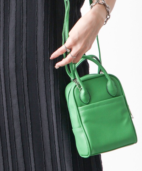 Chillfar(チルファー)の「2wayミニショルダーバッグ(ショルダーバッグ・レディース・ブラック/シルバー/イエロー/グリーン/アイボリー・FREE)」の21枚目の写真