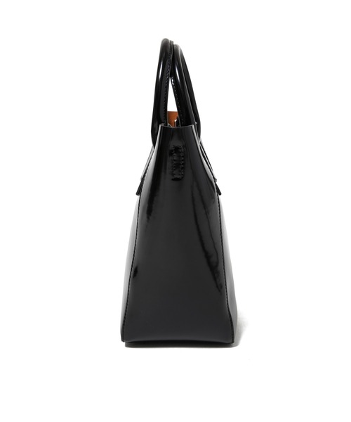 AMERICAN RAG CIE（アメリカンラグシー）の「ガラスレザーバッグ（ハンドバッグ・レディース・ベージュ/ブラック・FREE）」の7枚目の写真