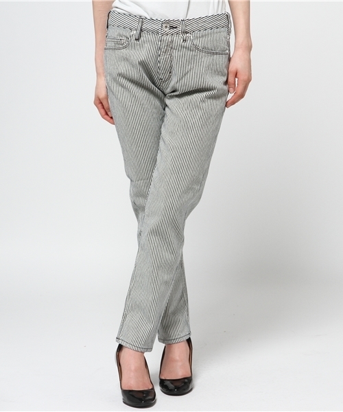 laboratory work（ラボラトリーワーク）の「ボーイフレンドパンツ（その他パンツ・レディース・ホワイト/ホワイト系その他/インディゴブルー・SMALL/MEDIUM）」の3枚目の写真