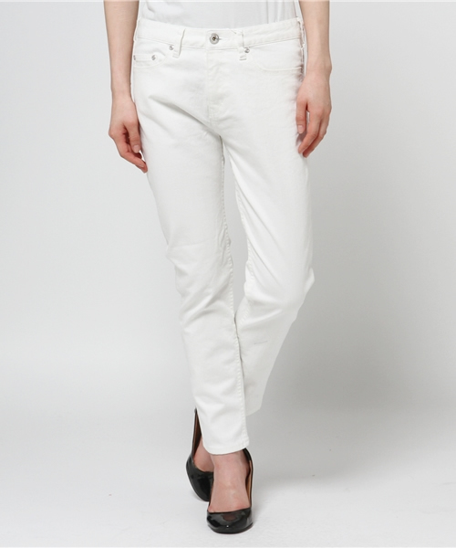 laboratory work（ラボラトリーワーク）の「ボーイフレンドパンツ（その他パンツ・レディース・ホワイト/ホワイト系その他/インディゴブルー・SMALL/MEDIUM）」の2枚目の写真