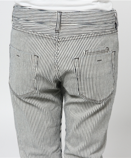 laboratory work（ラボラトリーワーク）の「ボーイフレンドパンツ（その他パンツ・レディース・ホワイト/ホワイト系その他/インディゴブルー・SMALL/MEDIUM）」の8枚目の写真