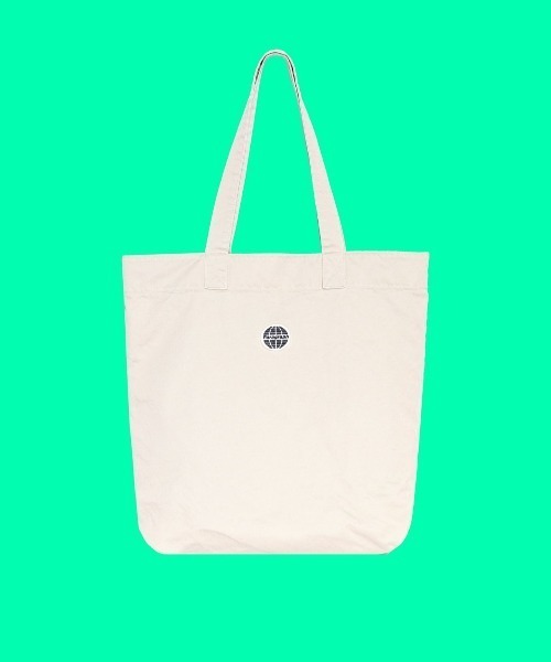 Paragraph（パラグラフ）の「【PARAGRAPH/パラグラフ】22SS066  Globe Logo Ecobag(se)（トートバッグ・レディース・ベージュ/ネイビー/アイボリー・FREE）」の3枚目の写真