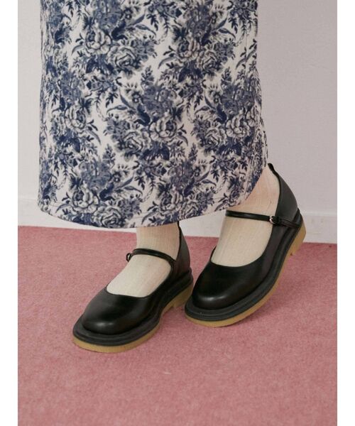 merry jenny（メリージェニー）の「ラバーソールメリージェーン（パンプス・レディース・ブラック/ベージュ・MEDIUM/LARGE）」の17枚目の写真