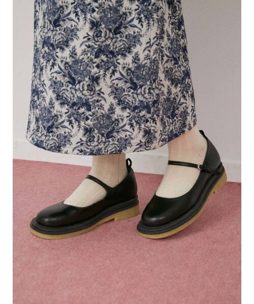 merry jenny（メリージェニー）の「ラバーソールメリージェーン（パンプス・レディース・ブラック/ベージュ・MEDIUM/LARGE）」の20枚目の写真