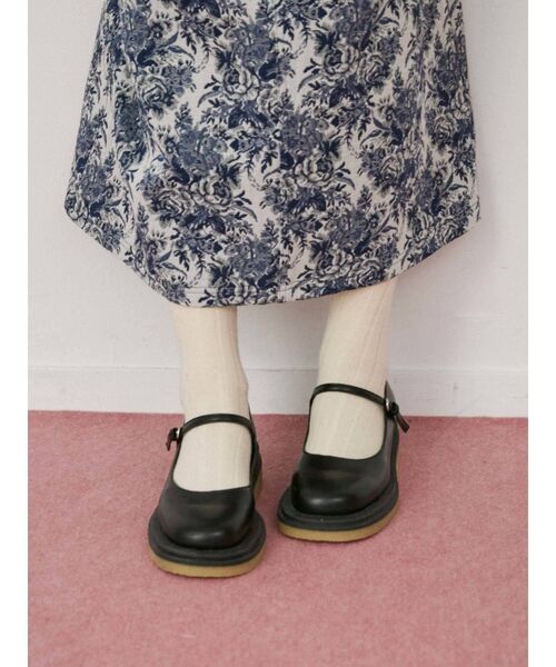 merry jenny（メリージェニー）の「ラバーソールメリージェーン（パンプス・レディース・ブラック/ベージュ・MEDIUM/LARGE）」の14枚目の写真