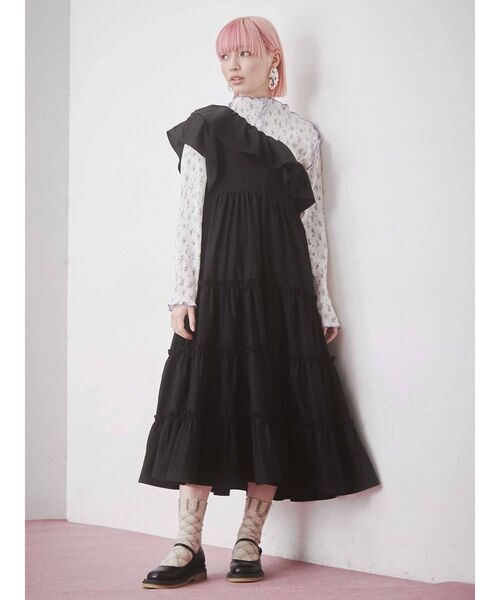 merry jenny（メリージェニー）の「ラバーソールメリージェーン（パンプス・レディース・ブラック/ベージュ・MEDIUM/LARGE）」の10枚目の写真