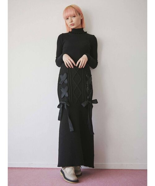 merry jenny（メリージェニー）の「ラバーソールメリージェーン（パンプス・レディース・ブラック/ベージュ・MEDIUM/LARGE）」の16枚目の写真