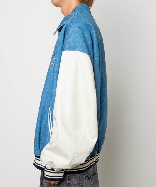 WEGO（ウィゴー）の「WEGO/デニムスタジャン（スタジャン・メンズ・ブラック/インディゴブルー/ライトインディゴブルー・MEDIUM/LARGE）」の6枚目の写真