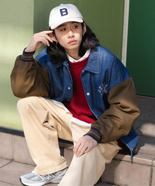 WEGO（ウィゴー）の「WEGO/デニムスタジャン（スタジャン・メンズ・ブラック/インディゴブルー/ライトインディゴブルー・MEDIUM/LARGE）」の20枚目の写真