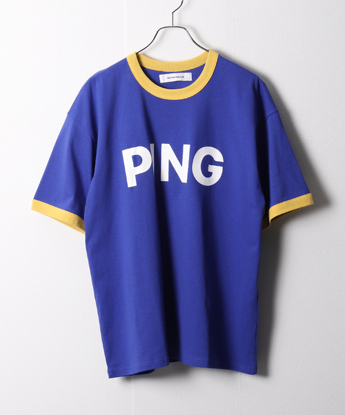 JOURNAL STANDARD（ジャーナルスタンダード）の「“国内exclusive”【PPSC/ピンポン サーフ クラブ for JS】PING PONG リンガーTシャツ（Tシャツ/カットソー・メンズ・オレンジ/ブルー系その他・MEDIUM/LARGE）」の2枚目の写真