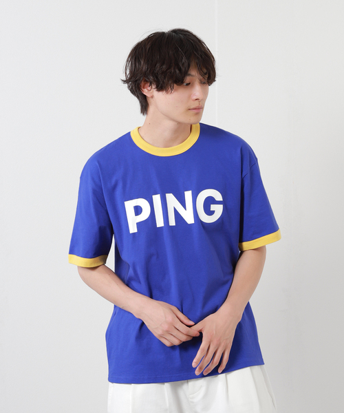 JOURNAL STANDARD（ジャーナルスタンダード）の「“国内exclusive”【PPSC/ピンポン サーフ クラブ for JS】PING PONG リンガーTシャツ（Tシャツ/カットソー・メンズ・オレンジ/ブルー系その他・MEDIUM/LARGE）」の3枚目の写真