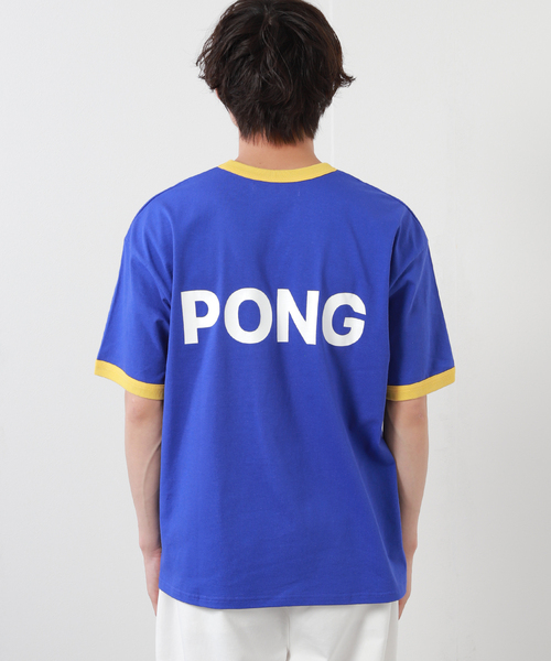 JOURNAL STANDARD（ジャーナルスタンダード）の「“国内exclusive”【PPSC/ピンポン サーフ クラブ for JS】PING PONG リンガーTシャツ（Tシャツ/カットソー・メンズ・オレンジ/ブルー系その他・MEDIUM/LARGE）」の9枚目の写真
