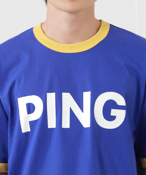 JOURNAL STANDARD（ジャーナルスタンダード）の「“国内exclusive”【PPSC/ピンポン サーフ クラブ for JS】PING PONG リンガーTシャツ（Tシャツ/カットソー・メンズ・オレンジ/ブルー系その他・MEDIUM/LARGE）」の10枚目の写真