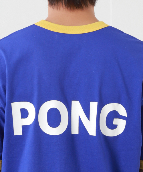 JOURNAL STANDARD（ジャーナルスタンダード）の「“国内exclusive”【PPSC/ピンポン サーフ クラブ for JS】PING PONG リンガーTシャツ（Tシャツ/カットソー・メンズ・オレンジ/ブルー系その他・MEDIUM/LARGE）」の11枚目の写真