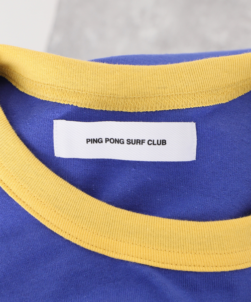 JOURNAL STANDARD（ジャーナルスタンダード）の「“国内exclusive”【PPSC/ピンポン サーフ クラブ for JS】PING PONG リンガーTシャツ（Tシャツ/カットソー・メンズ・オレンジ/ブルー系その他・MEDIUM/LARGE）」の18枚目の写真