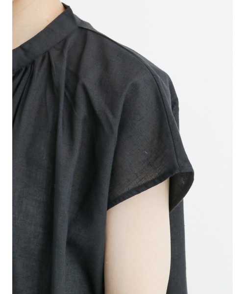 Lugnoncure（ルノンキュール）の「【イージーケア】ギャザーワンピース（ワンピース・レディース・ブラック/ベージュ/ブルー・ﾌﾘ-）」の10枚目の写真