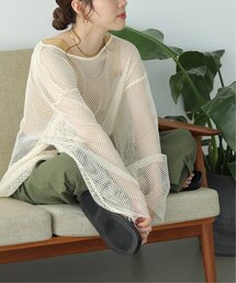 RAY CASSIN | メッシュゆるプルオーバー(ニット/セーター)