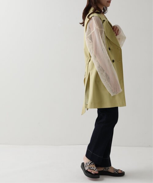 RAY CASSIN（レイカズン）の「メッシュゆるプルオーバー（ニット/セーター・レディース・ブラック/キナリ・FREE）」の13枚目の写真