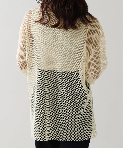 RAY CASSIN（レイカズン）の「メッシュゆるプルオーバー（ニット/セーター・レディース・ブラック/キナリ・FREE）」の16枚目の写真