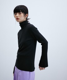 ADAM ET ROPE' | アンチピリングリブタートルネックプルオーバー(ニット/セーター)