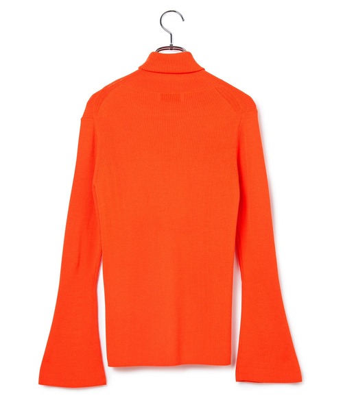 ADAM ET ROPE'（アダムエロペ）の「アンチピリングリブタートルネックプルオーバー（ニット/セーター・レディース・ホワイト/ブラック/イエロー/レッド/ピンク/サックスブルー・FREE）」の21枚目の写真