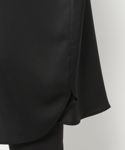 PAGEBOY（ページボーイ）の「スナップサテンチュニックシャツ（シャツ/ブラウス・レディース・ブラック/オフホワイト/ブラウン系その他/エメラルド・FREE）」の12枚目の写真