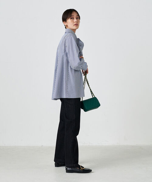 NOLLEY’S(ノーリーズ)の「◇【WEB限定】ボウタイ付きフレアシャツ(シャツ/ブラウス・レディース・オフホワイト/サックスブルー/ベビーピンク/ブルー系その他7・38)」の14枚目の写真