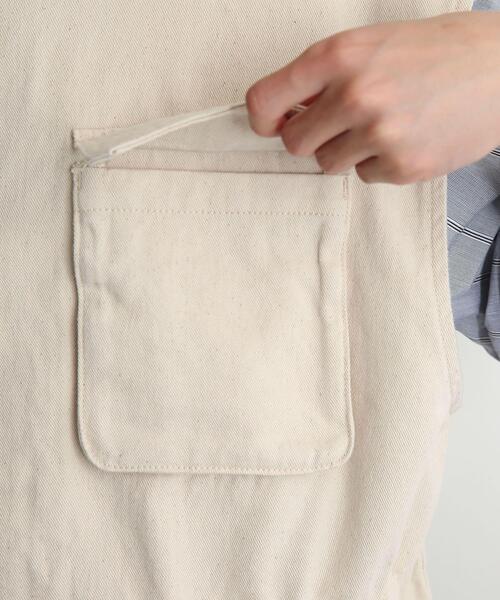 SENSE OF PLACE by URBAN RESEARCH（センスオブプレイスバイアーバンリサーチ）の「マルチポケットデニムベスト（ベスト・メンズ・アイボリー/ブラック・MEDIUM/LARGE）」の14枚目の写真