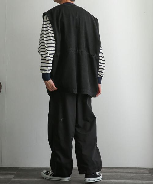 SENSE OF PLACE by URBAN RESEARCH（センスオブプレイスバイアーバンリサーチ）の「マルチポケットデニムベスト（ベスト・メンズ・アイボリー/ブラック・MEDIUM/LARGE）」の9枚目の写真